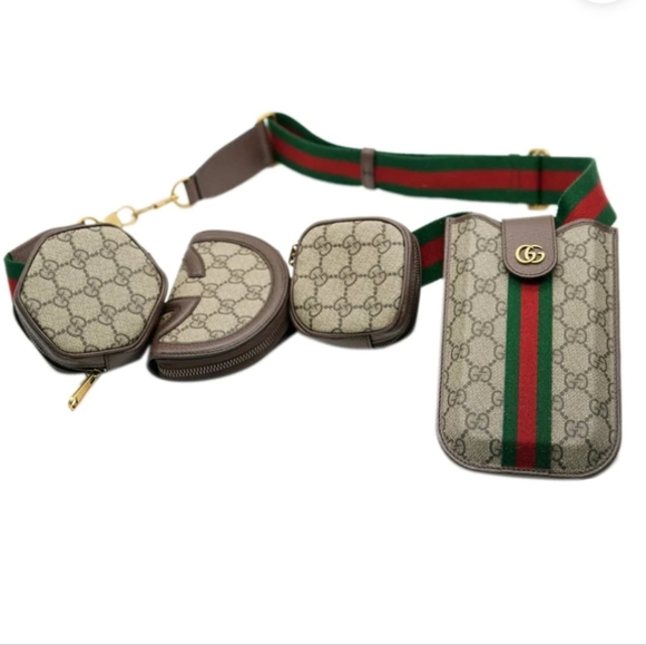 Gucci GG Supreme Ophidia Utility Belt Mini Bags - Picture 3 of 9